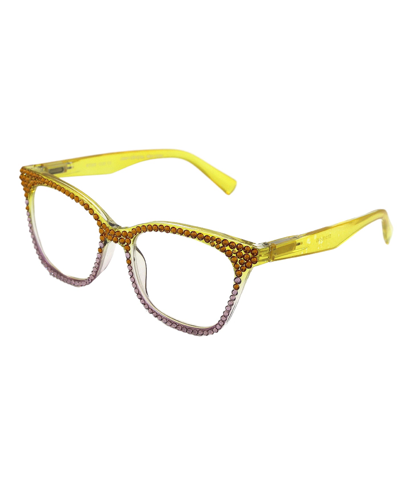 Genuine Crystal Cat Eye Readers view 1