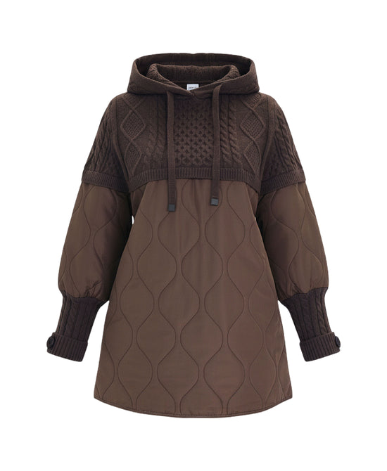 Knit & Quilted Pullover view 