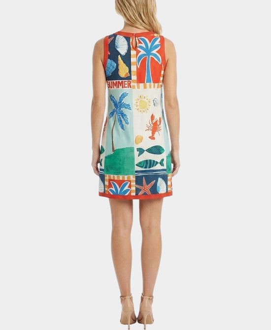 
"Summer" Print Dress in MULTI view 2