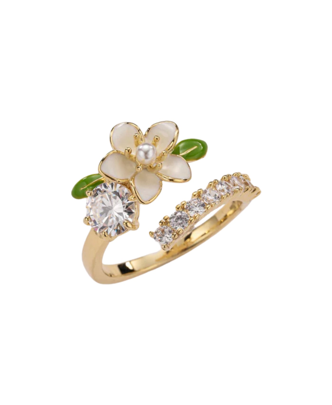 Flower Wrap Ring view 2