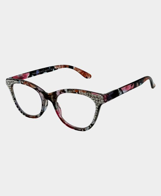 
Genuine Crystal Floral Readers in MULTI view 1