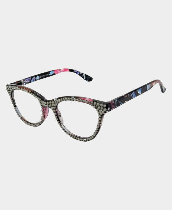 
Genuine Crystal Floral Readers in MULTI view 1