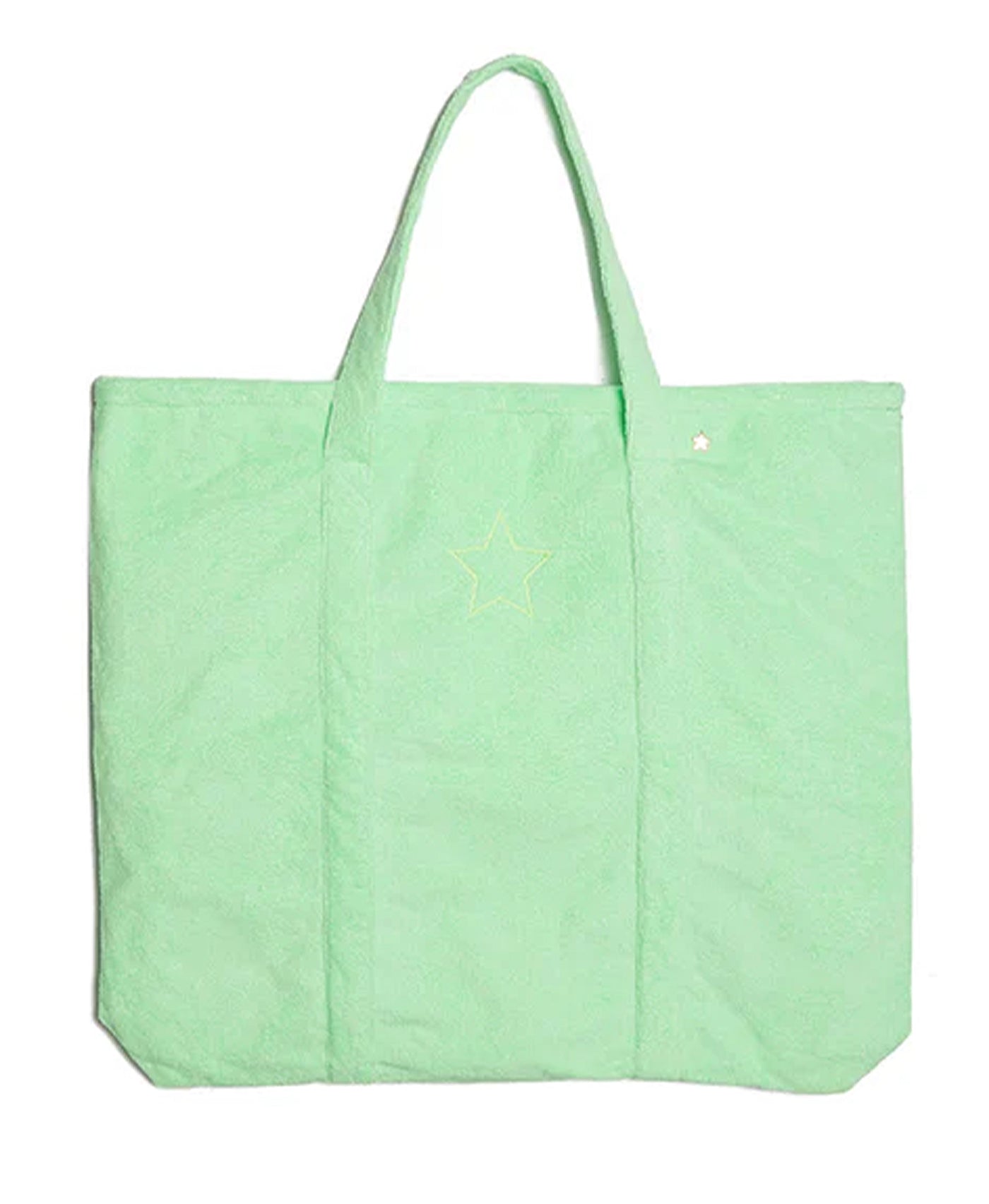 Oversized Terry Cloth Tote Bag w/ Star view 1