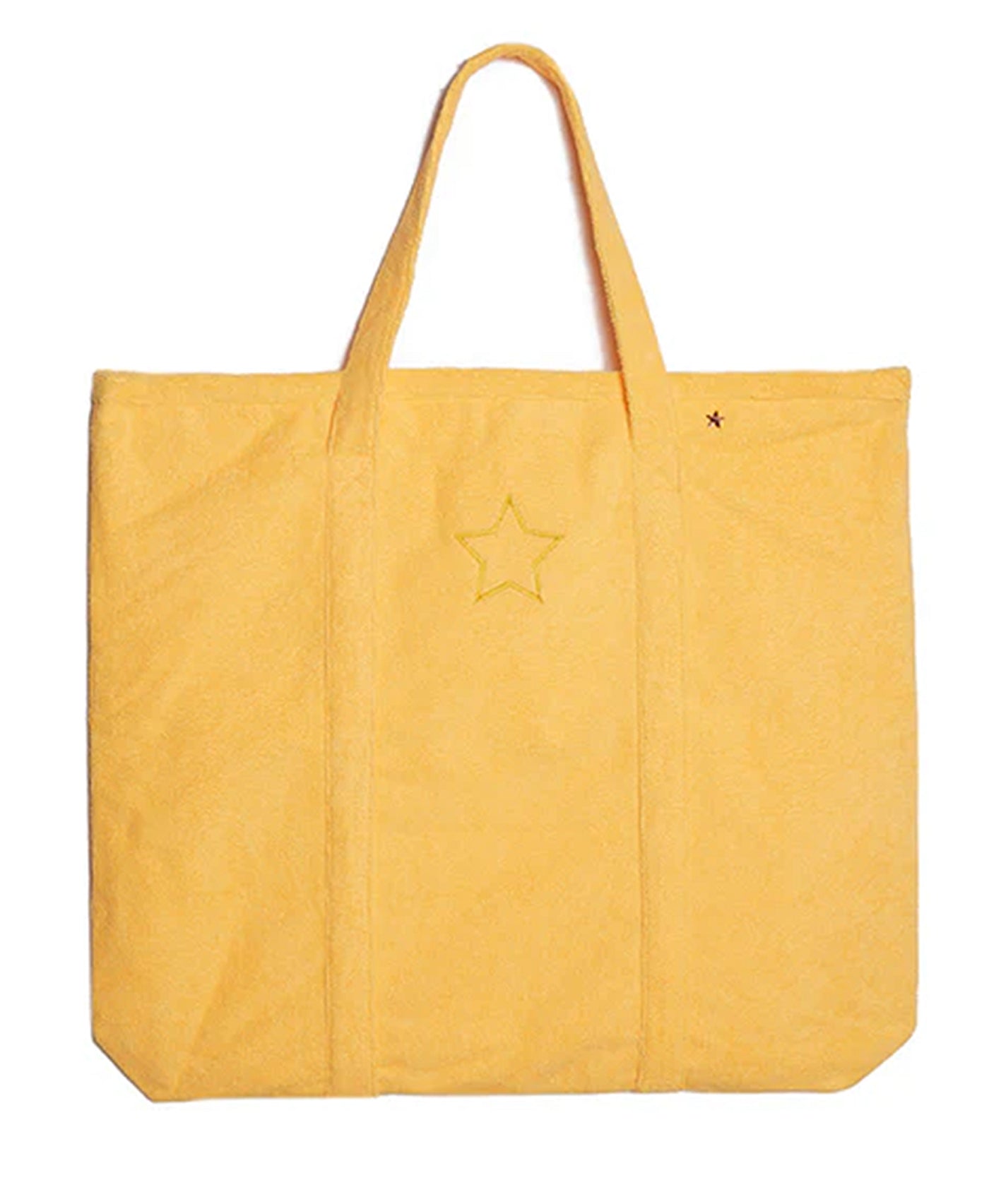 Oversized Terry Cloth Tote Bag w/ Star view 1