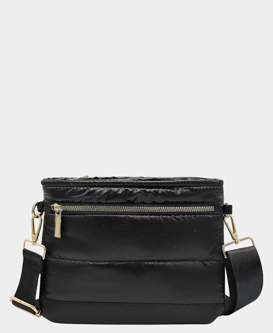 
Nylon Puffer Crossbody Bag in BLACK view 2