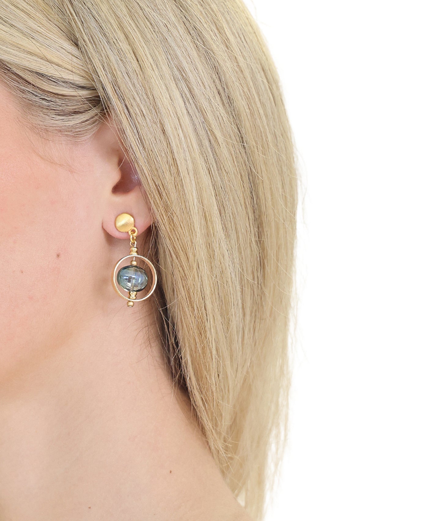 Round Statement Earrings view 1