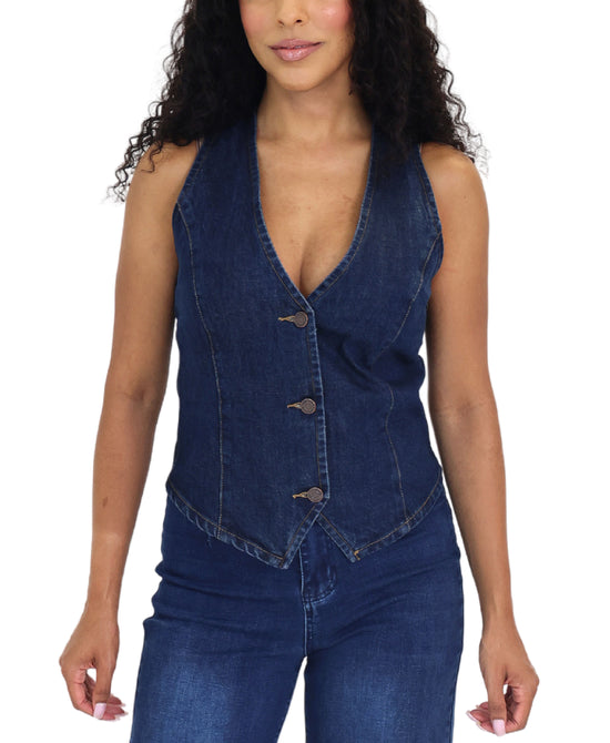 Denim Vest view 