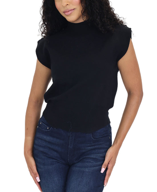 Mock Neck Top view 