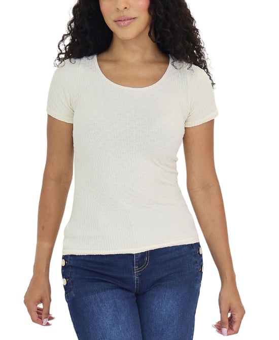 Knit Jacquard Tee view 