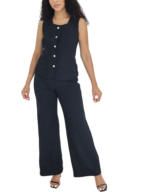 Textured Top & Pants Set - 2 Pc Set view 