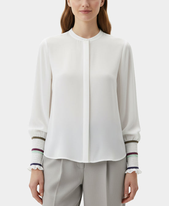 Blouse w/ Striped Detail view 1