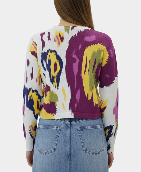 Printed Sweater view 2