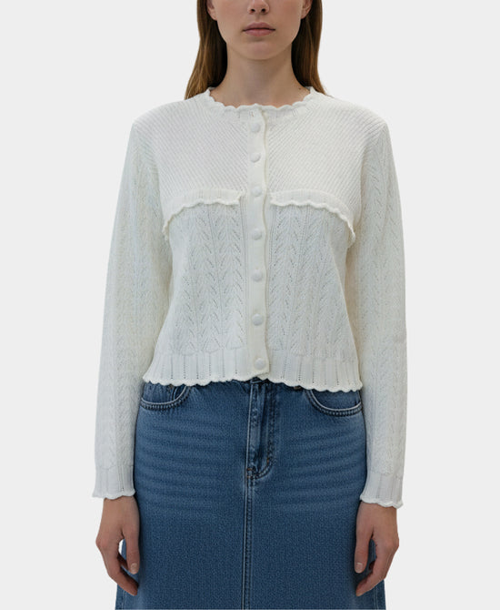 Eyelet Cardigan view 1