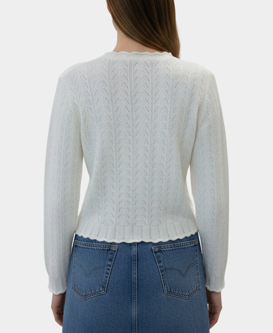 Eyelet Cardigan view 2