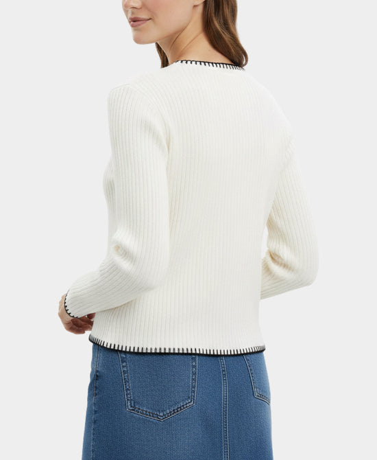 Sweater w/ Stitch Detail view 2