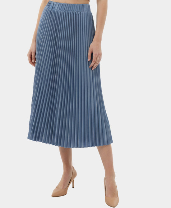 Pleated Midi Skirt view 1