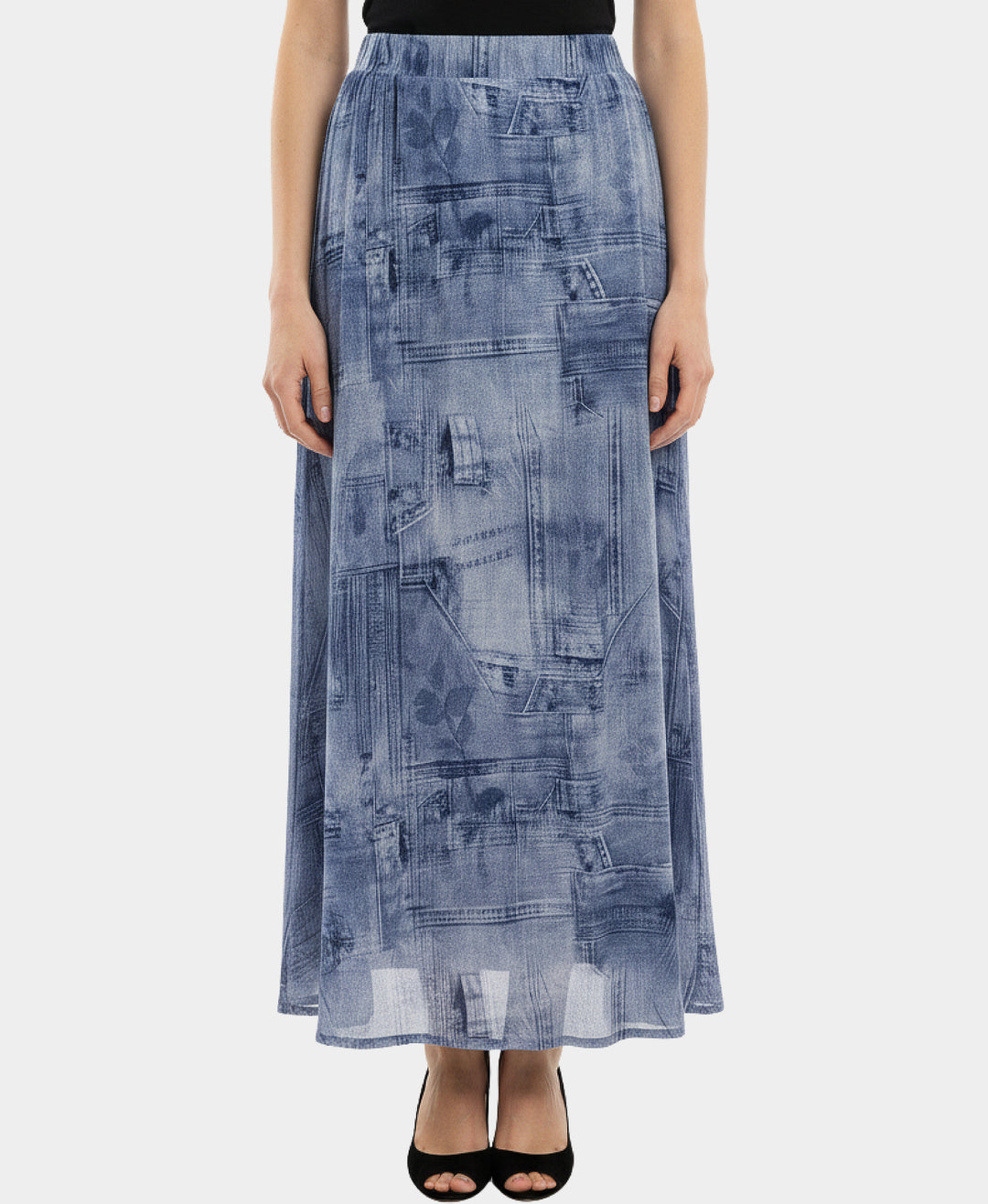 Printed Maxi Skirt – FOX'S - Online