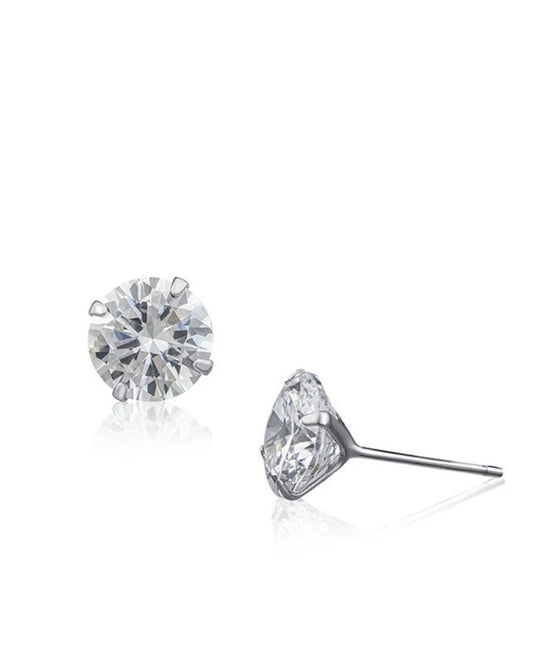 Sterling Silver Stud Earrings view 