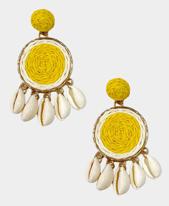 Seashell Drop Earrings view 1