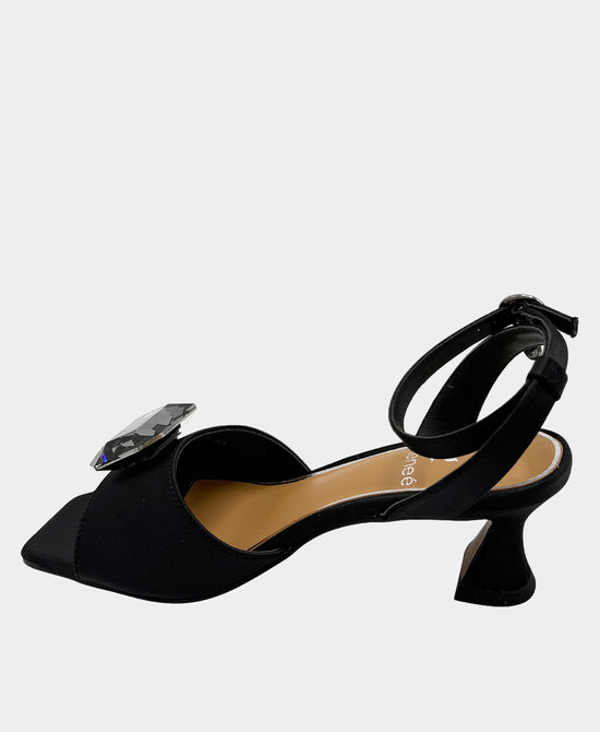 Satin Heel w/ Stone view 2