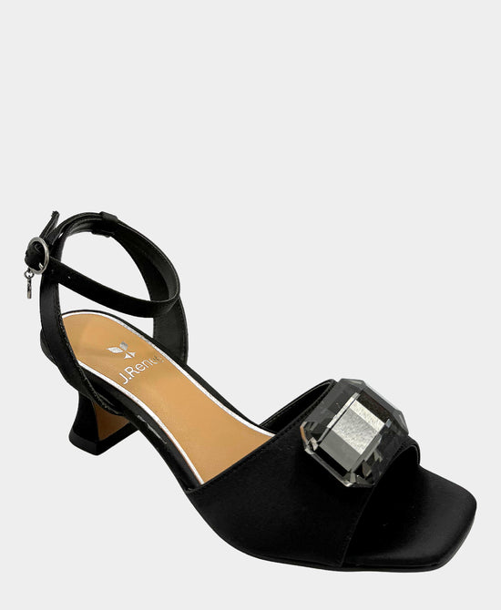 Satin Heel w/ Stone view 1