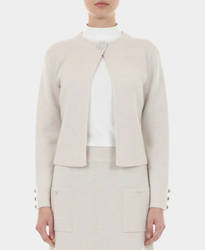 Soft Feel Cardigan Sweater w/ Pearl Buttons image 3