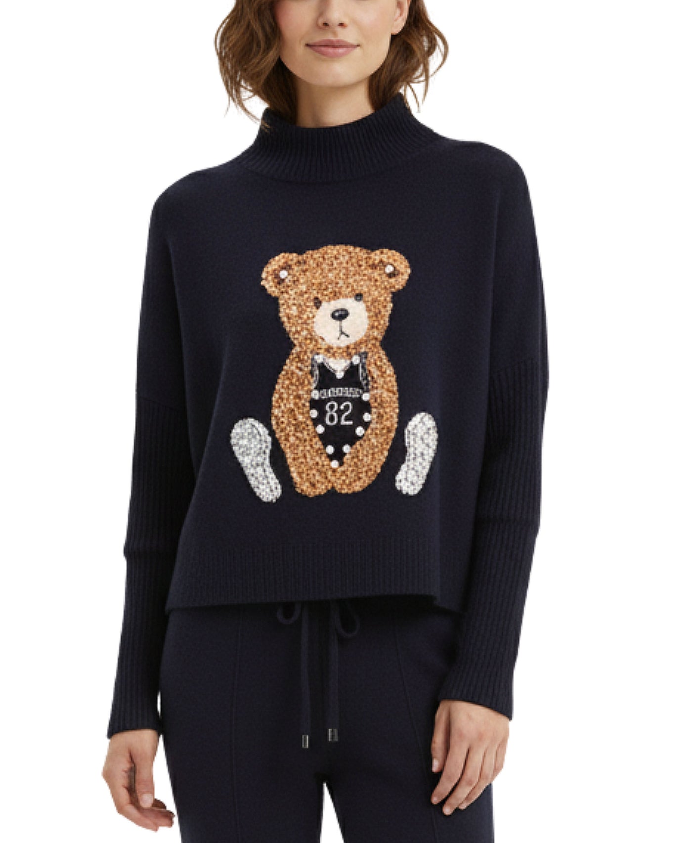 Teddy Bear Sweater w/ Pearls view 1