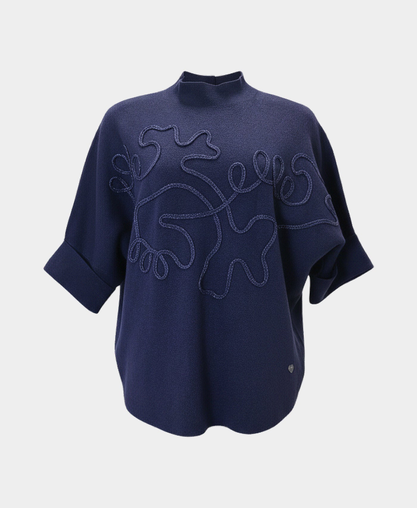 Shimmer Swirl Design Sweater view 3