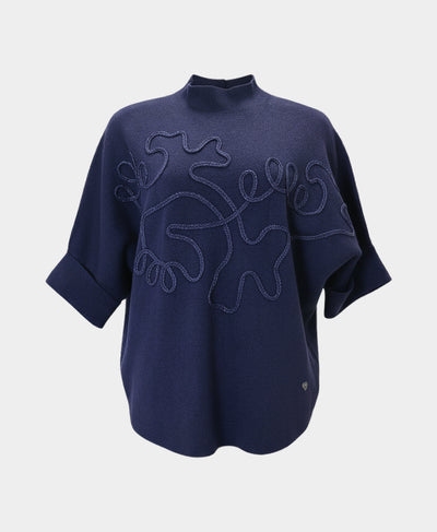 Shimmer Swirl Design Sweater image 3