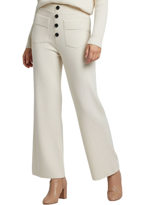 Knit Pants w/ Button Accents view 