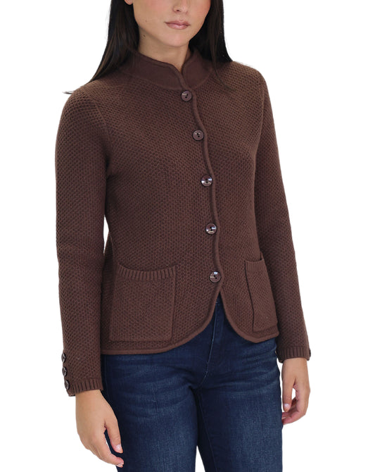 Textured Sweater Jacket view 
