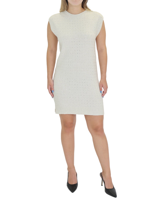 Knit Dress w/ Crystals view 