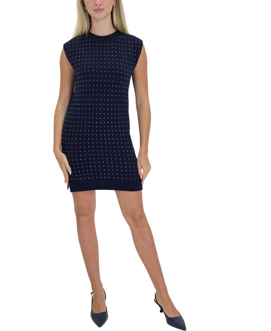 Knit Dress w/ Crystals view 