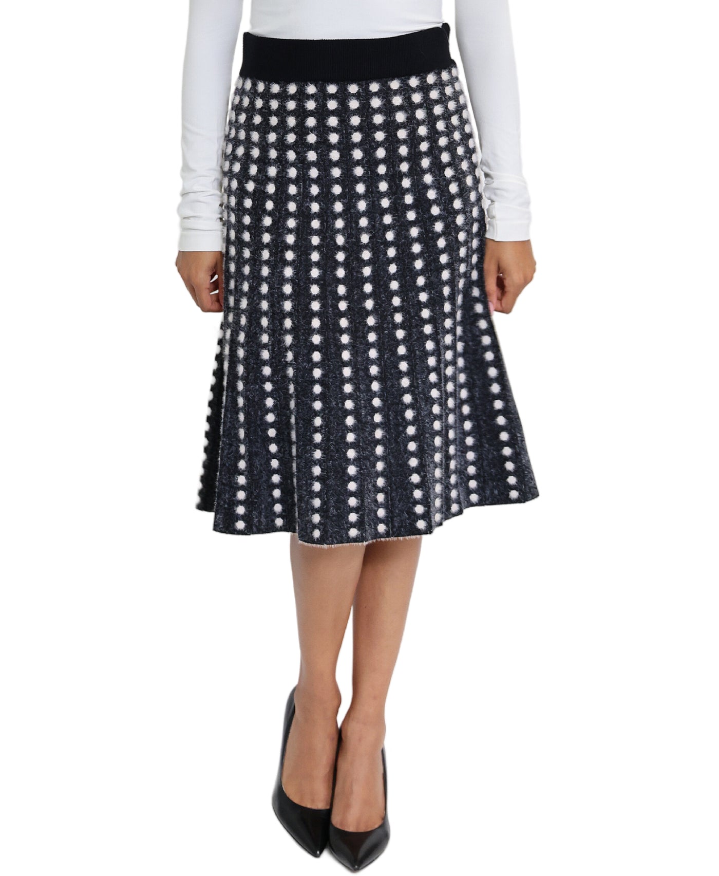 Knit Skirt w/ Dots image 1