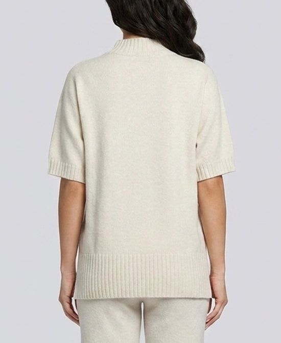 
Plush Knit Sweater in CREAM view 2