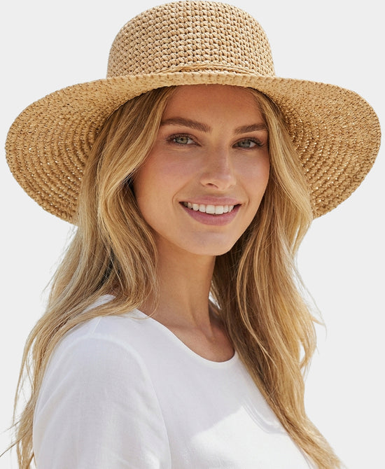 
Straw Hat w/ Tie Detail in NATURAL view 1