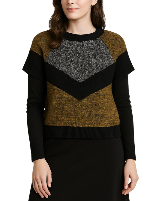 Colorblock Sweater Vest view 