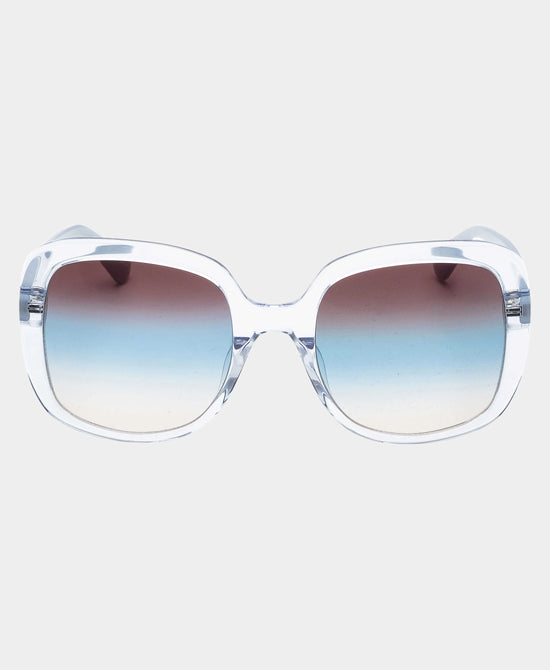 
Transparent Oversized Square Sunglasses in LIGHT BLUE view 2