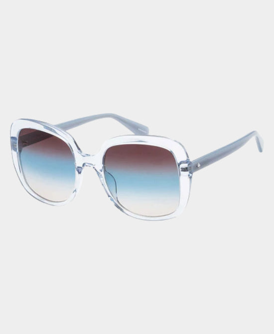 
Transparent Oversized Square Sunglasses in LIGHT BLUE view 1