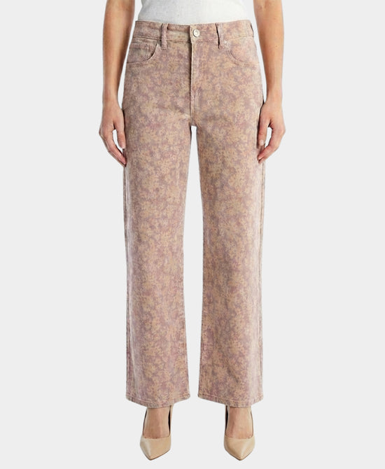 Floral Straight Jeans view 1