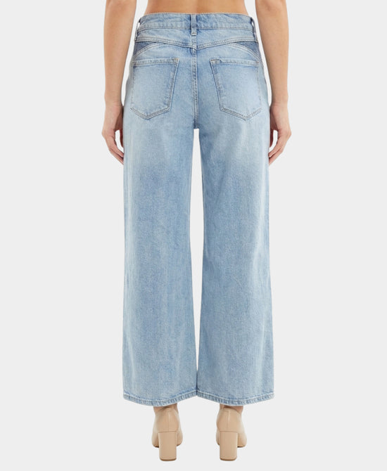 Crop Jeans w/ Contrast Pockets view 2