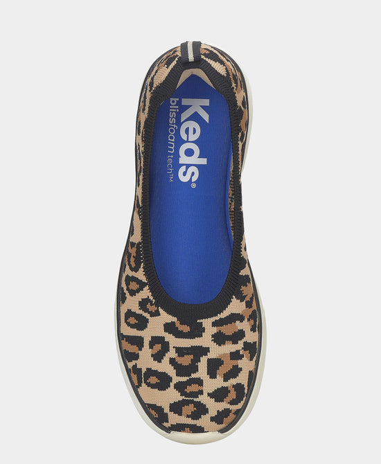 
Leopard Print Ballet Flat in TAN/BLACK view 2