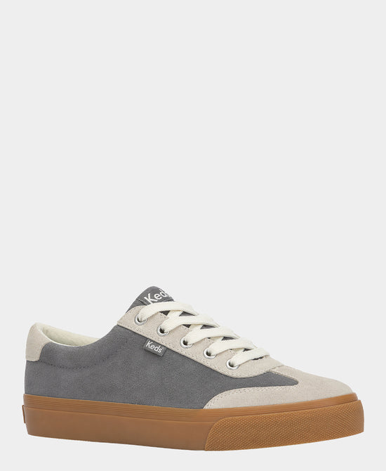 
Suede Lace Sneaker in CHARCOAL/BEIGE view 1