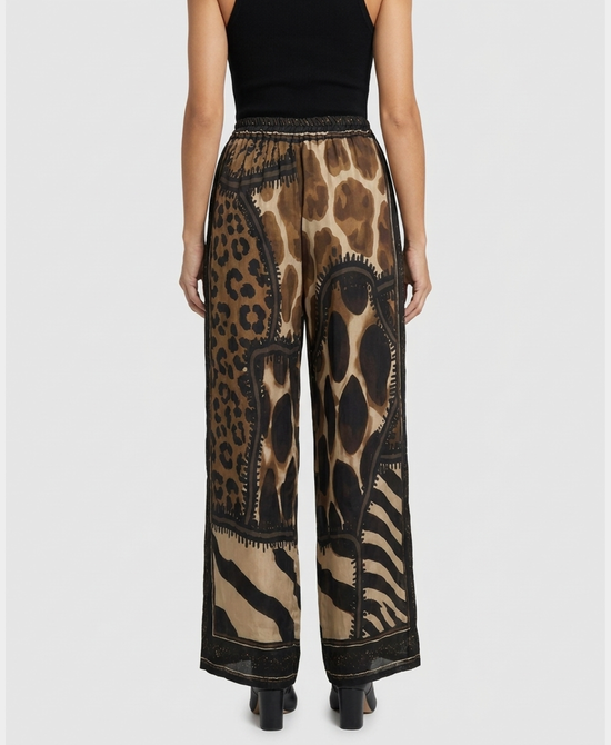 
Animal Print Pants in BROWN/BLACK view 2