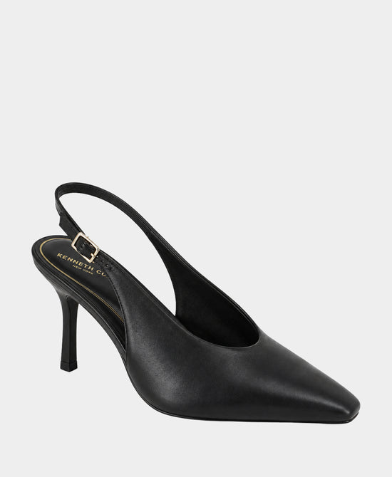 
Leather Slingback Pump in BLACK view 1