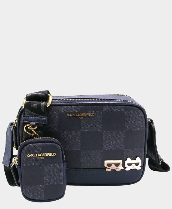 Denim Crossbody Bag w/ Coin Purse view 1