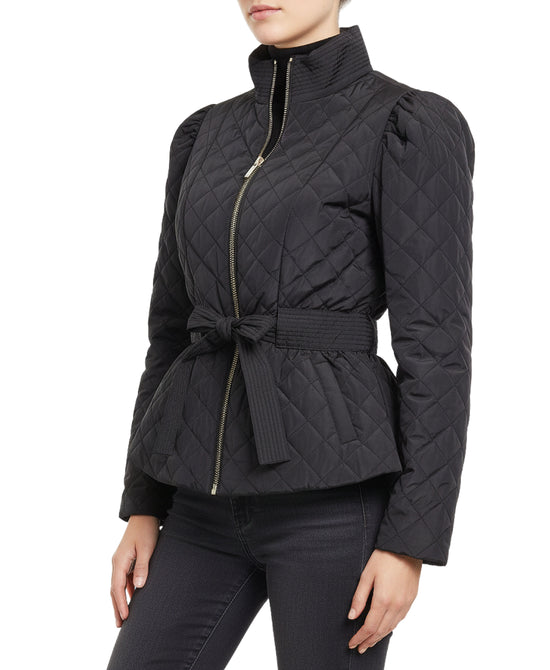 Quilted Peplum Jacket view 