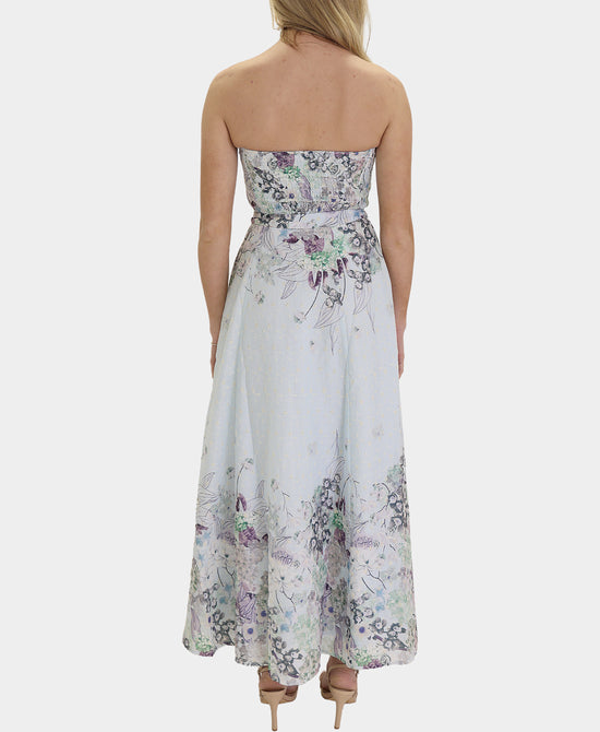 Printed & Embroidered Top & Skirt - 2 Pc Set view 2