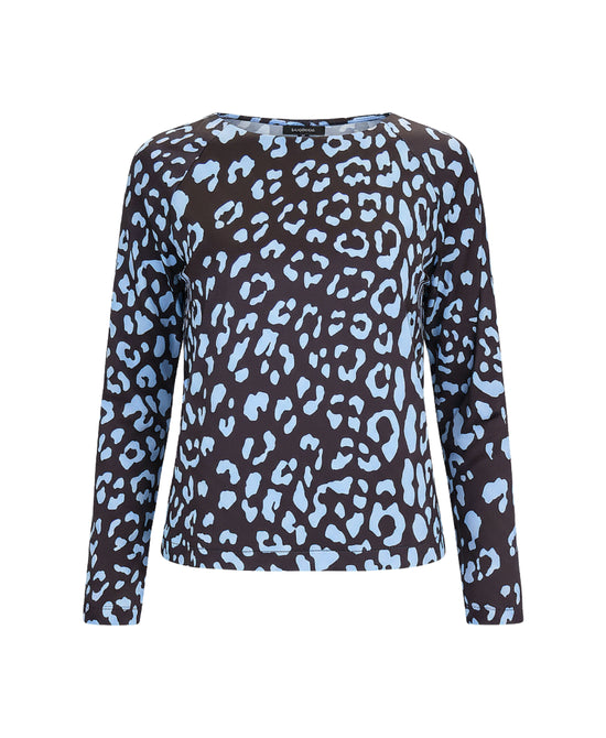 Printed Satin Top view 