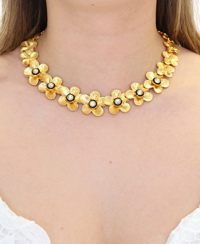 Statement Flower Necklace image 1